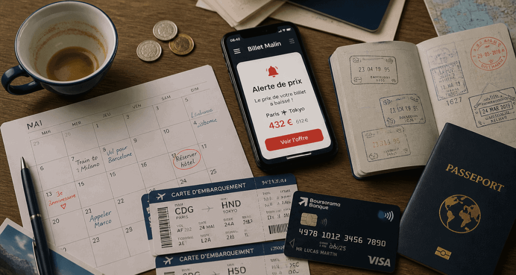Astuce pour payer moins cher son billet d'avion, bureau de voyageur, alerte prix