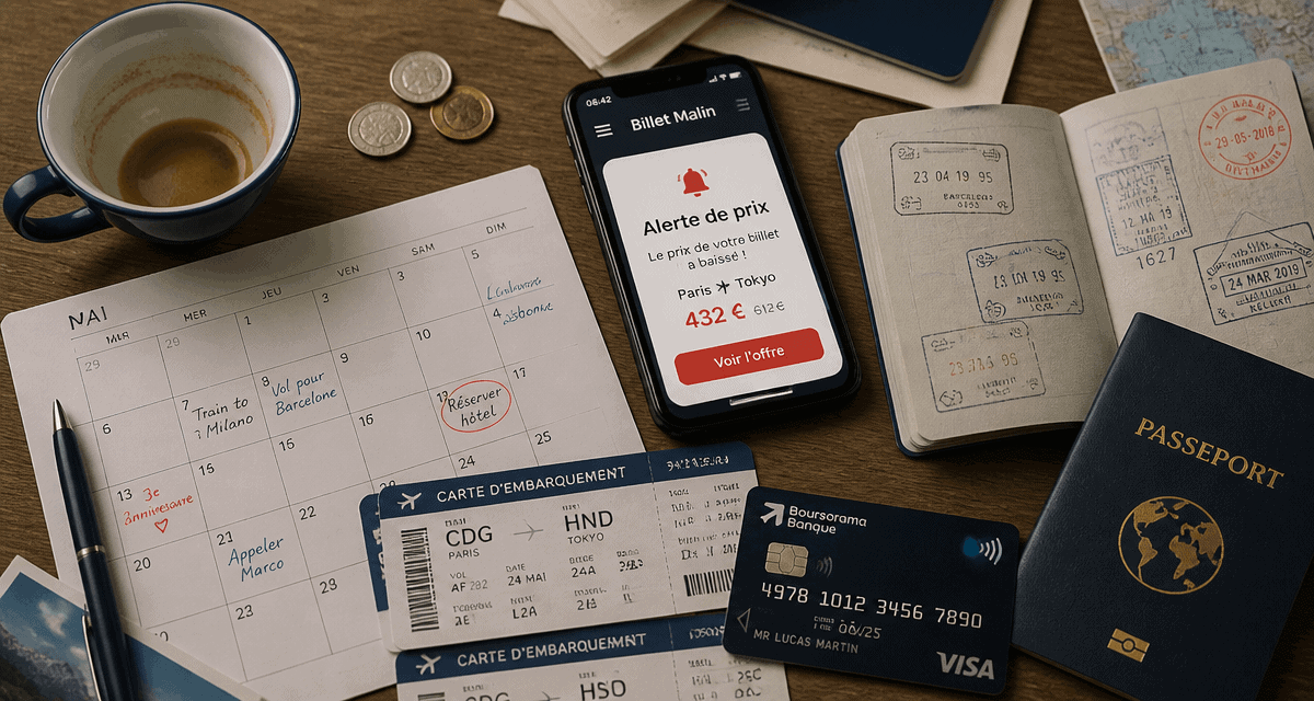 Astuce pour payer moins cher son billet d'avion, bureau de voyageur, alerte prix