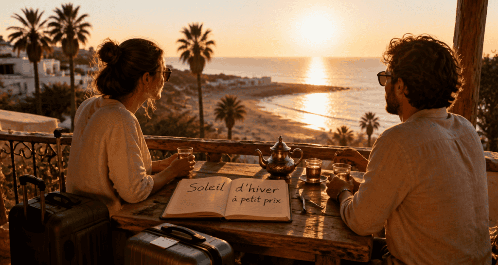 destination soleil pas cher en hiver couple terrasse plage