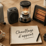 meilleur chauffage d appoint différents modèles sur table