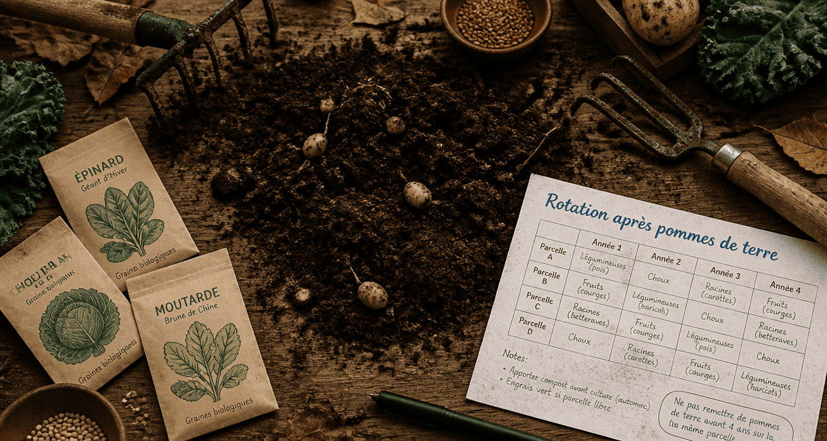 que planter apres les pomme de terre outils semences