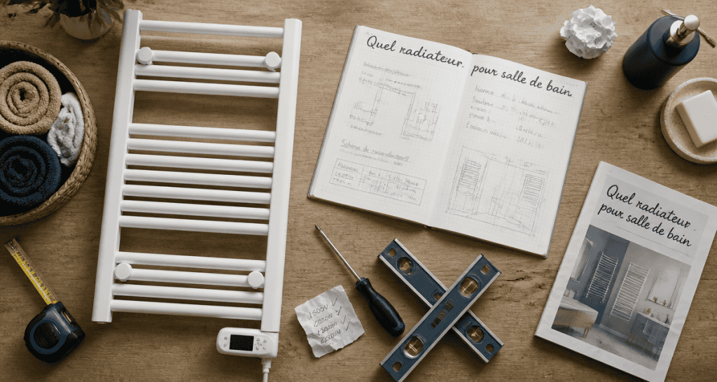 quel radiateur pour salle de bain sur plan de travail