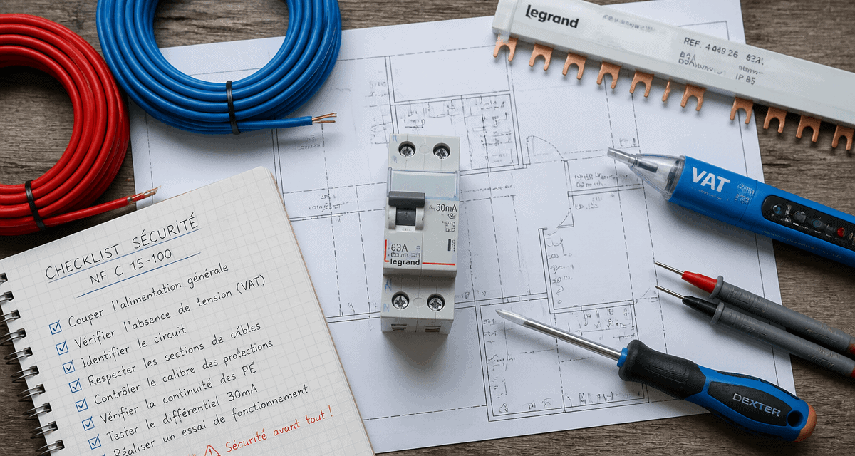 schema branchement disjoncteur différentiel 30ma checklist