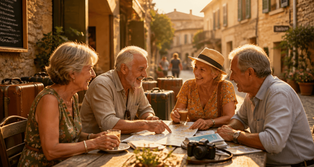 voyages organisés pour personnes seules 60 ans seniors café