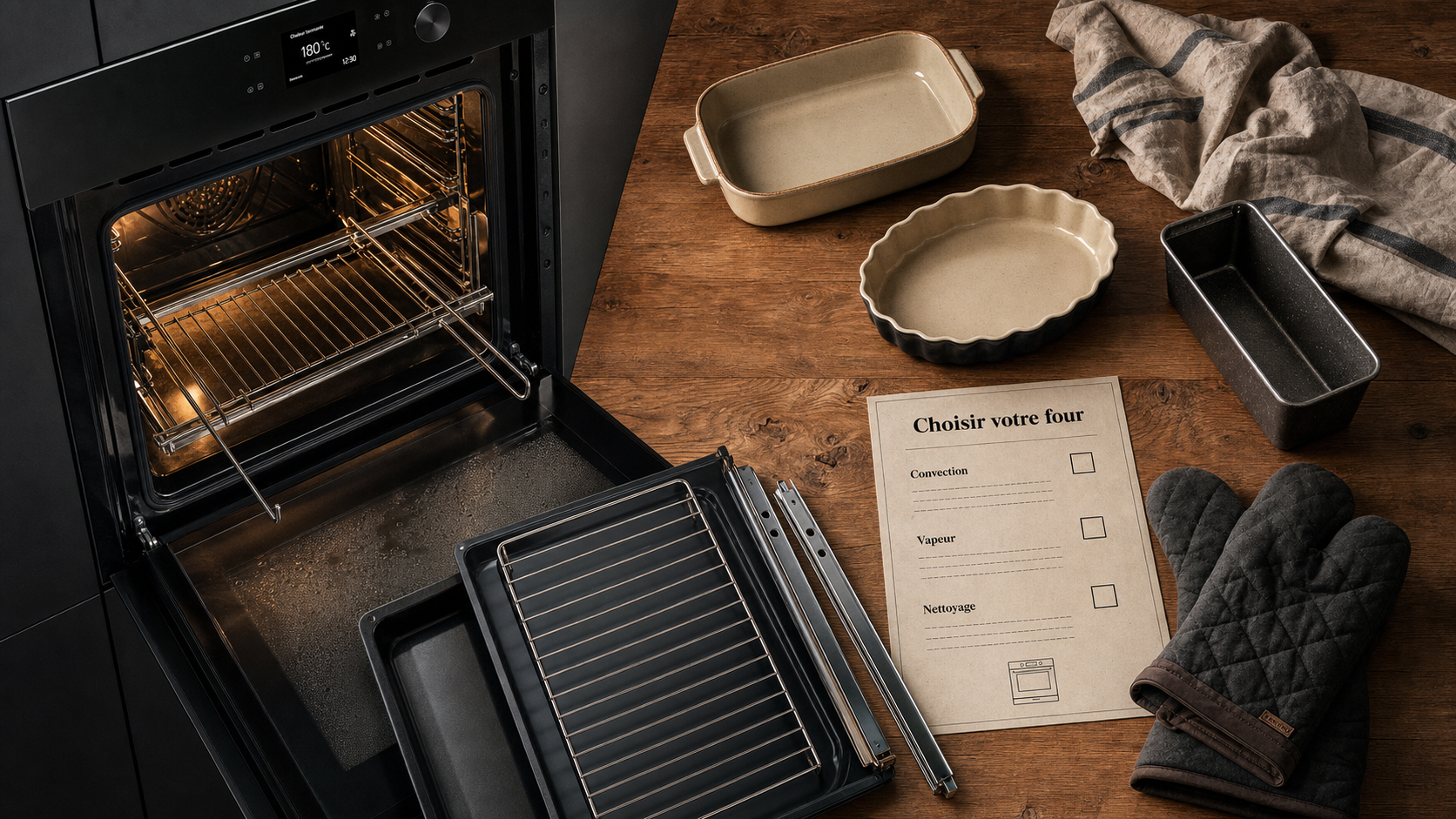 Comment choisir son four : four encastrable et critères (convection, vapeur)
