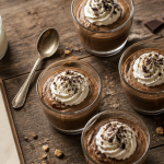 dessert crème fraîche rapide en verrines mousse chocolat