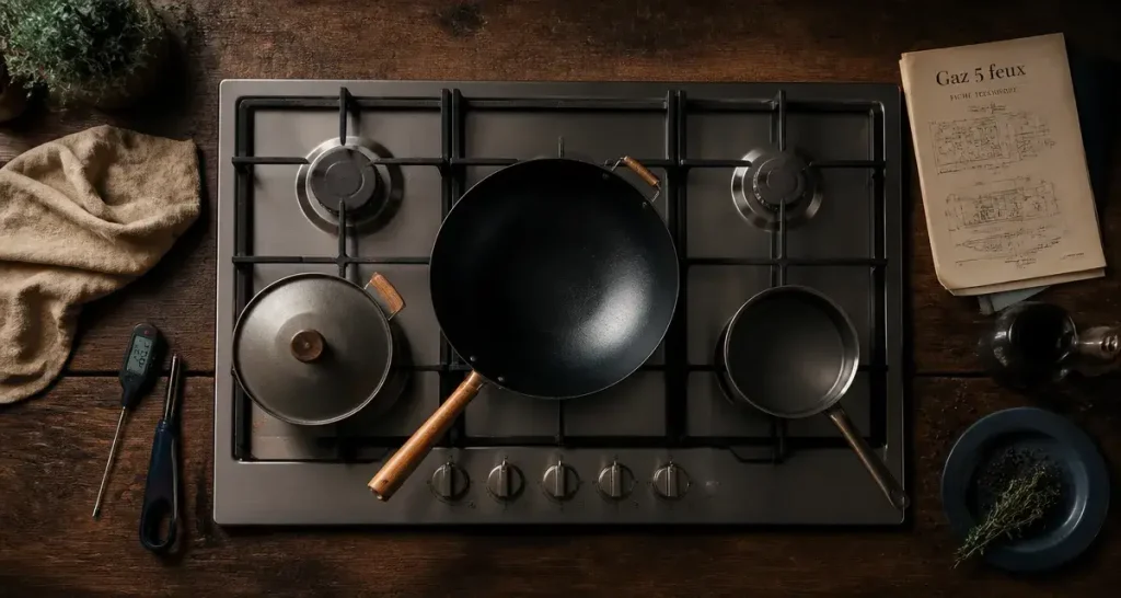Meilleur plaque de cuisson gaz 5 feux, 5 foyers gaz en inox