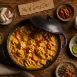 plat a base de poulet curry coco