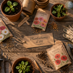 Que planter en juillet août fleurs sur table de jardin