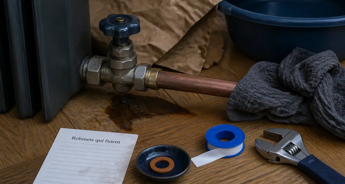 Robinet radiateur fuite : diagnostic et réparation rapide