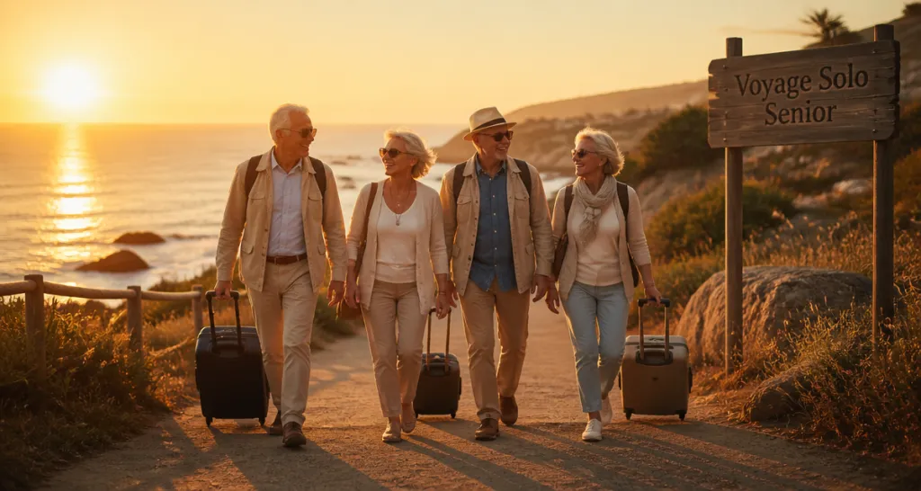 voyages organisés pour personnes seules 70 ans seniors marche bord de mer