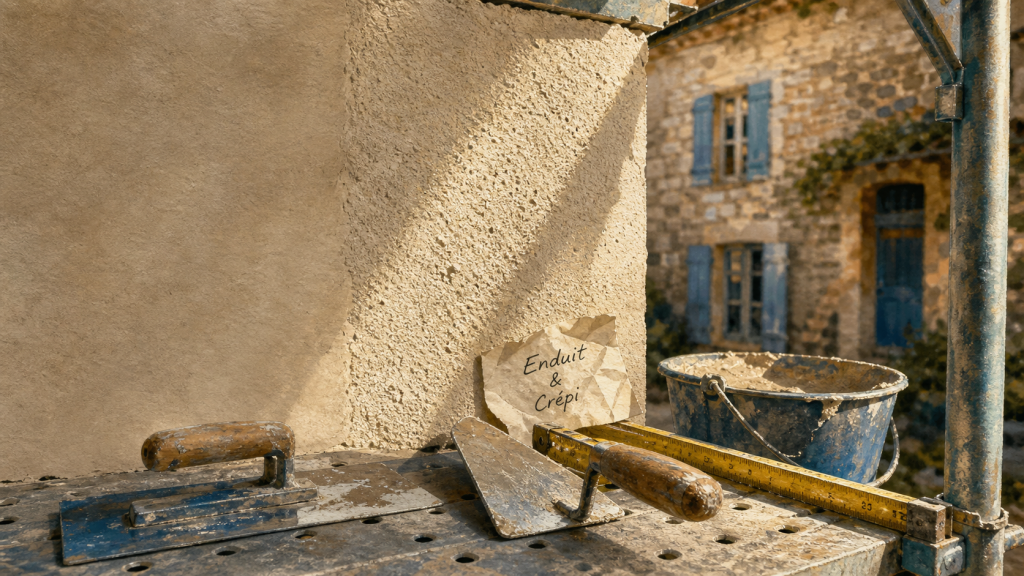 Crépi ou enduit extérieur : protection de façade