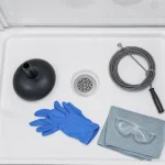 déboucher douche produit : furet et ventouse pour bonde bouchée