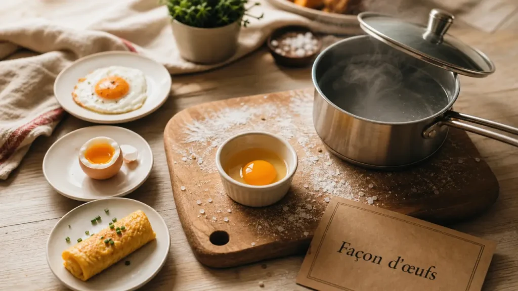 Façon de faire les oeufs Top 7 : œufs au plat, mollet, omelette, œuf vapeur
