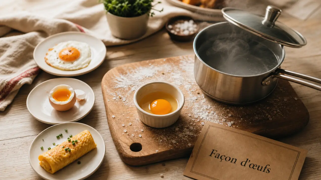 Façon de faire les oeufs Top 7 : œufs au plat, mollet, omelette, œuf vapeur