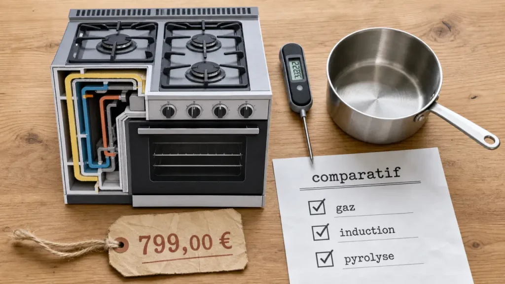 Prix cuisinière : gaz, induction ou mixte