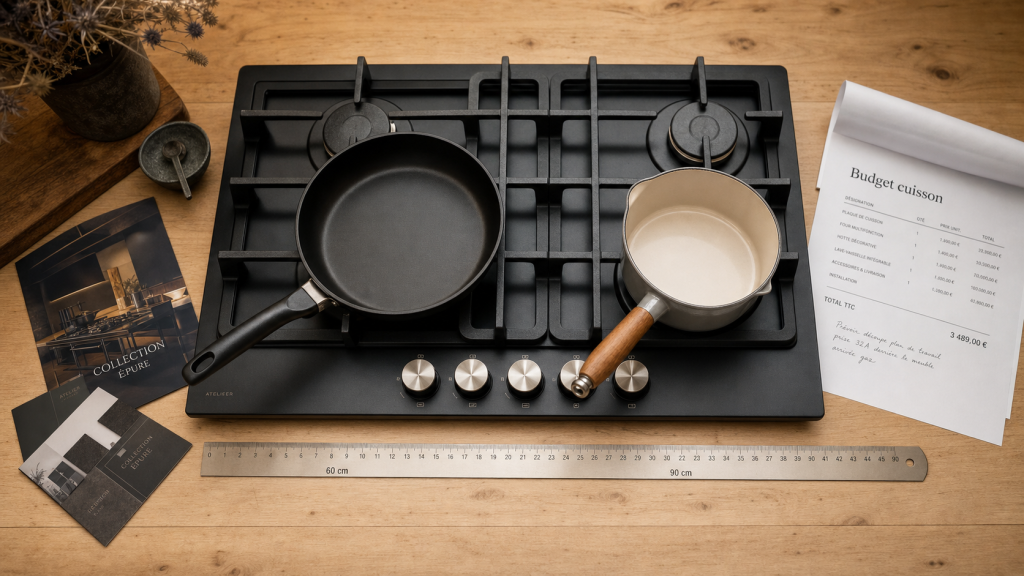 Prix piano cuisine : mesure 60-90 cm et budget cuisson