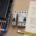 Quel disjoncteur pour plaque induction : disjoncteur 32A Courbe C et différentiel 30 mA