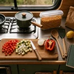80 recettes en van et camping car : cuisine à deux feux, peu de vaisselle