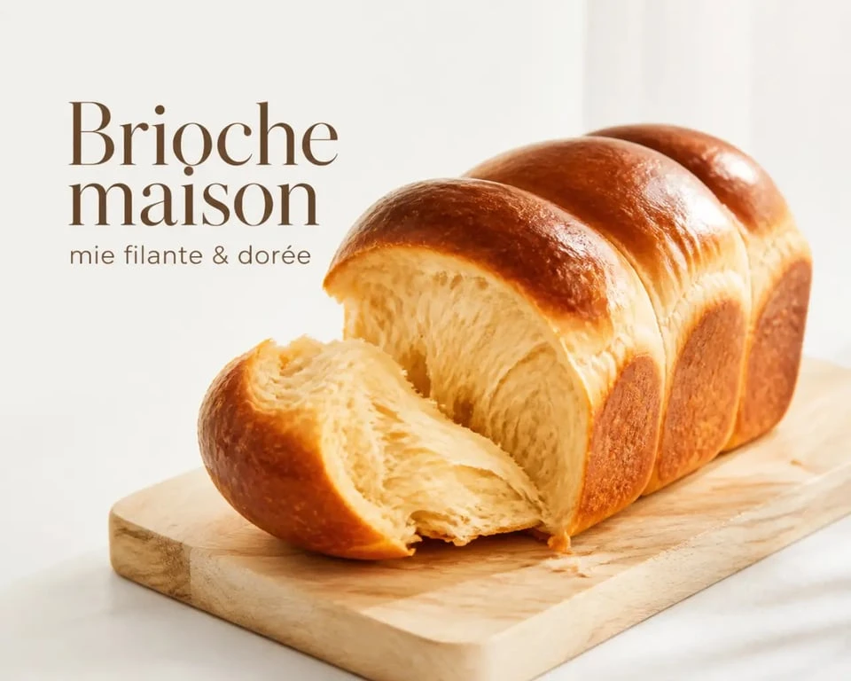 Recette thermomix brioche moelleuse et dorée avec mie filante