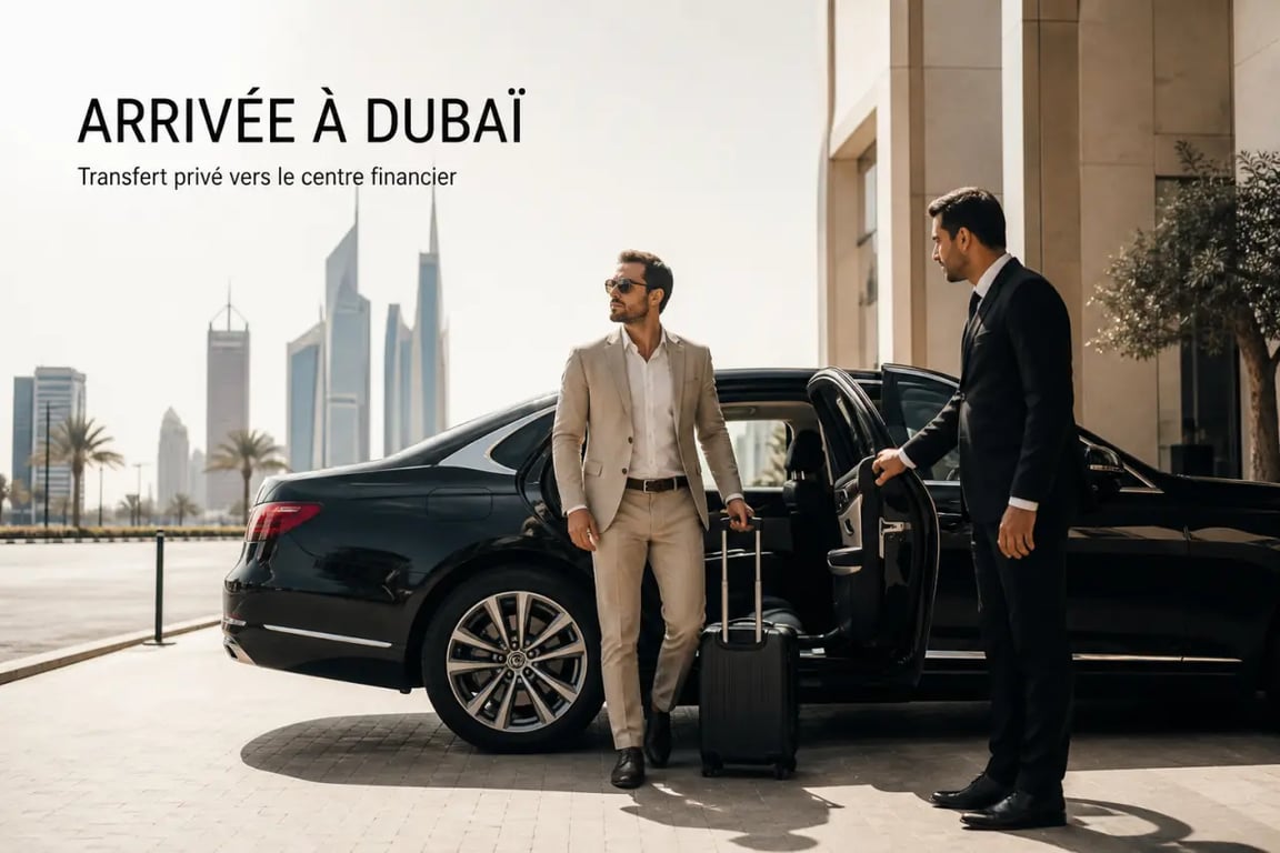 Organiser un voyage d'affaires mémorable à Dubaï avec arrivée en chauffeur privé devant un hôtel premium
