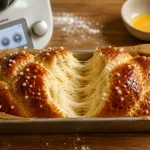 Recette thermomix brioche mie filante à 37°C, beurre différé
