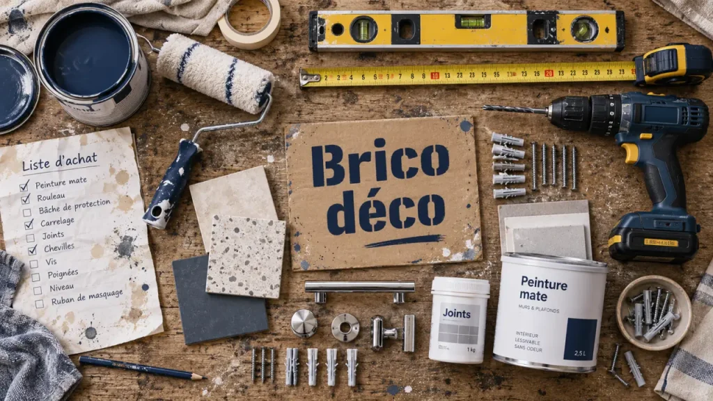Brico déco : matériaux, stock et retrait rapide pour avancer sur vos travaux