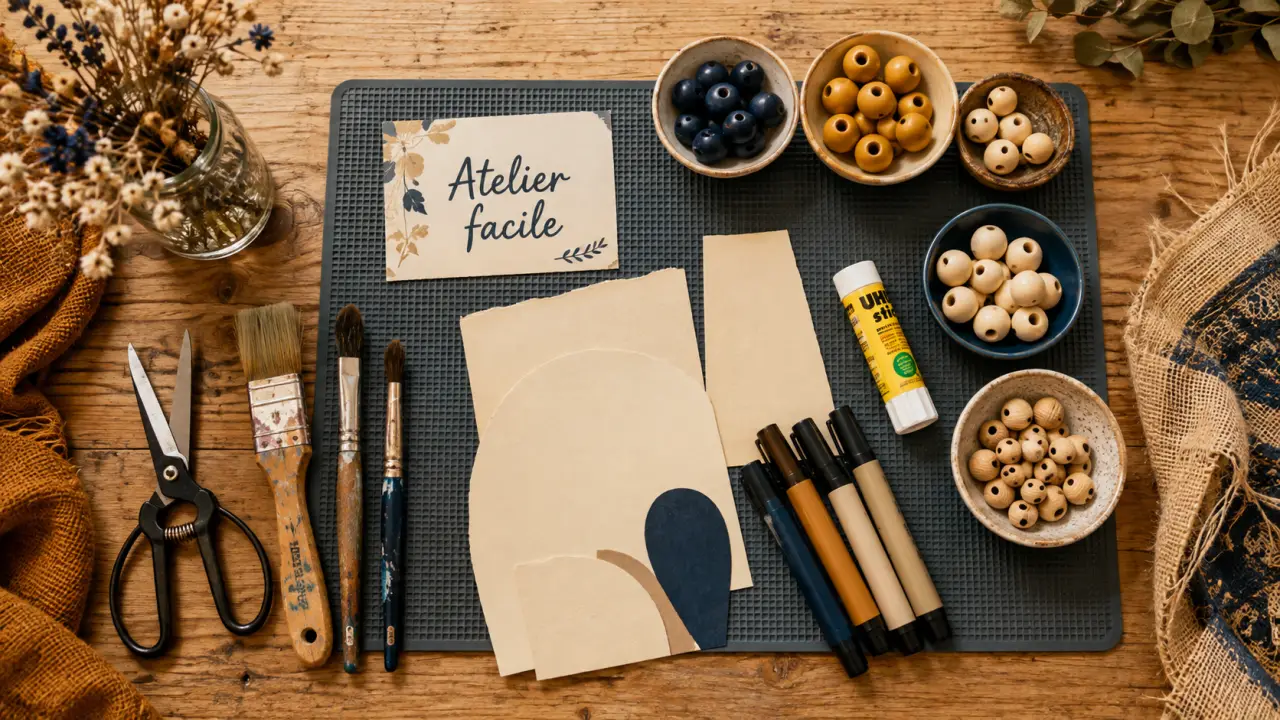 Bricolage facile pour personnes agees : atelier sans gestes compliqués