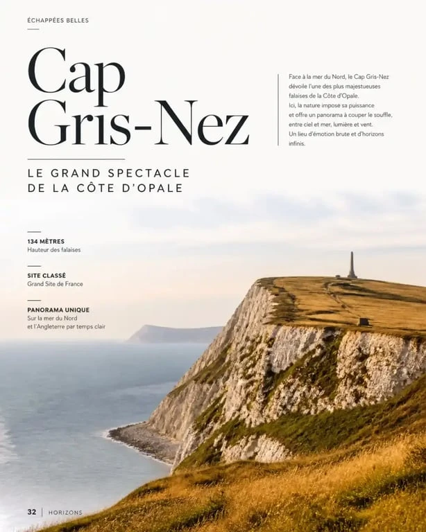 Falaises majestueuses de la Côte d'Opale pour un week end 3h de lille