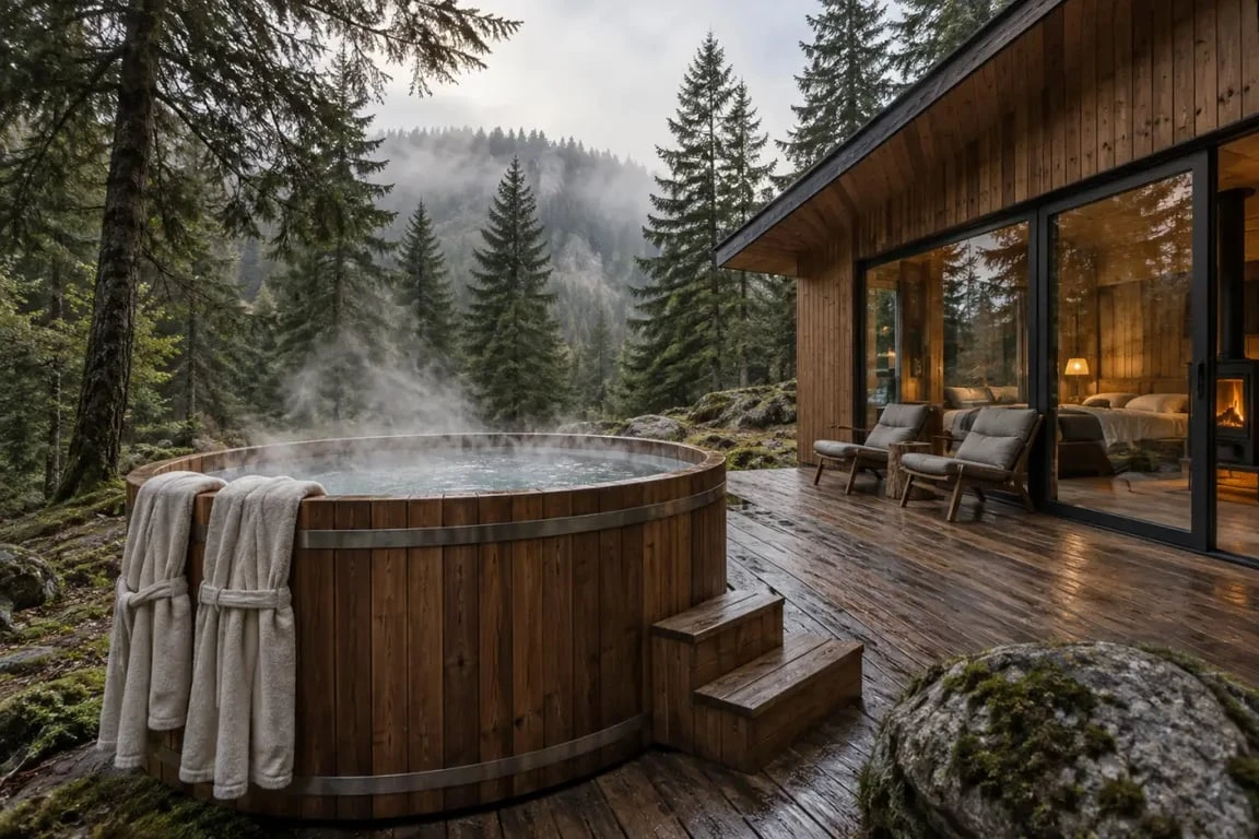 Week-end en amoureux à 2h de Lyon dans une cabane isolée du Jura