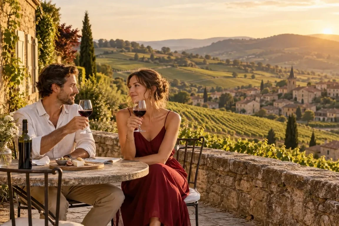 Week-end en amoureux à 2h de Lyon dans les vignes du Beaujolais