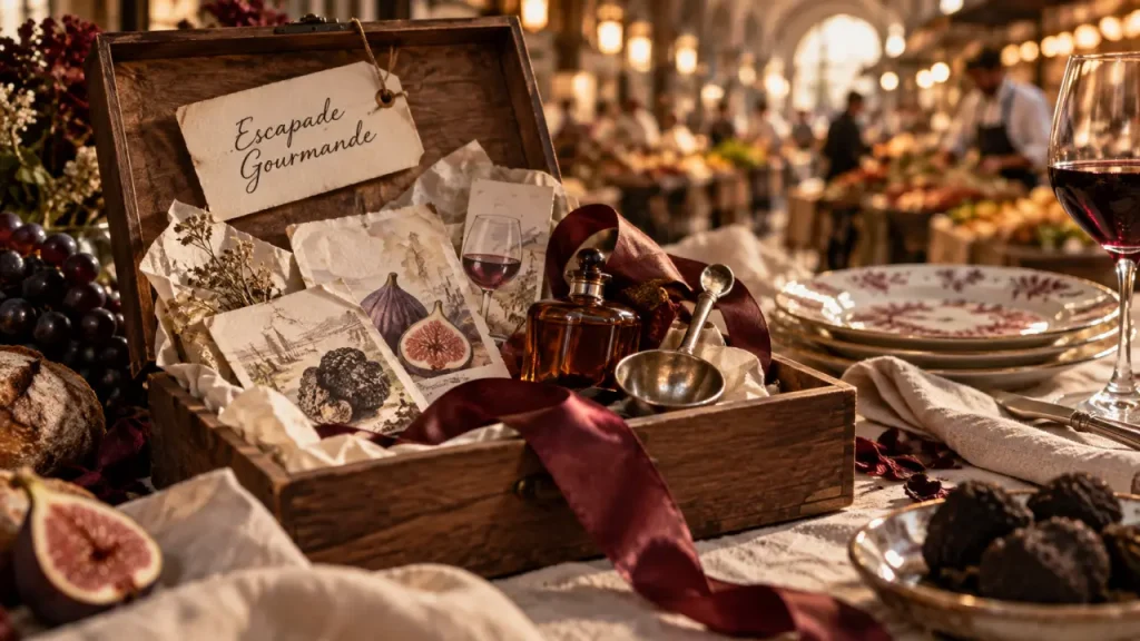 Une escapade gourmande peut être une sortie, un séjour ou un cadeau