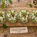 Recettes entrées simples et originales : verrines de concombre