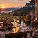 Week end en amoureux à 2h de lyon : cabane isolée du Jura, vignes et bain nordique
