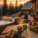 Week end rhone alpes amoureux : bain nordique privatif et cabane au coucher du soleil