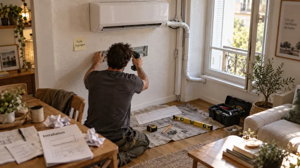 Installer un climatiseur soi-même : le circuit frigorifique décide de votre autonomie